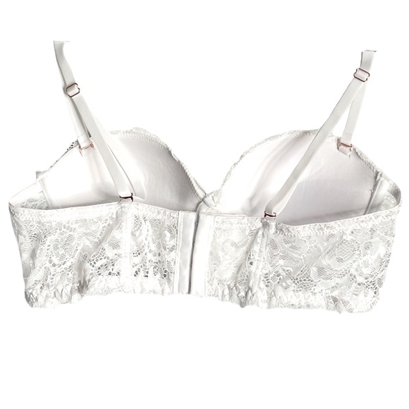 Marilyn Monroe Intimates White All Over Lace Bra - Picture 3 of 7